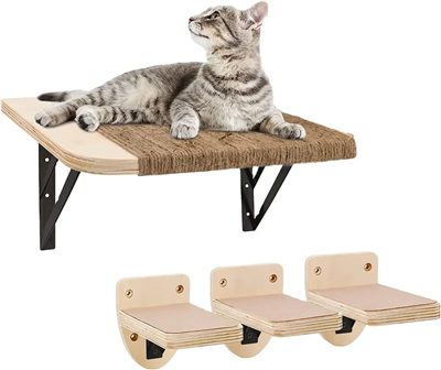 Katzenregale aus Holz